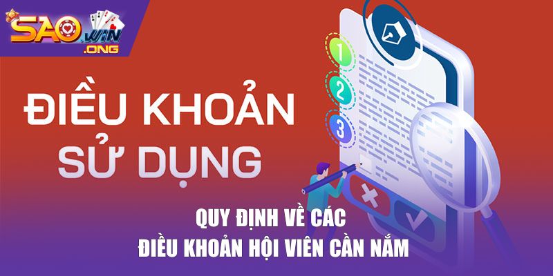 Quy định về các điều khoản hội viên cần nắm